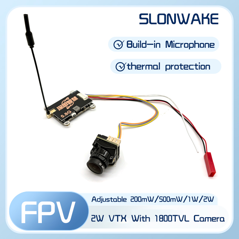 Quadcopter Frame - SLONWAKE 5.8G 56CH 2W เครื่องส่งสัญญาณ VTX