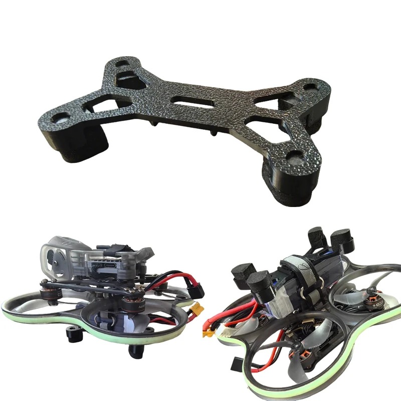 3D Printed Drone Part - ฐานแบตเตอรี่ 3S น้ำหนักเบา PETG พิมพ์ 3