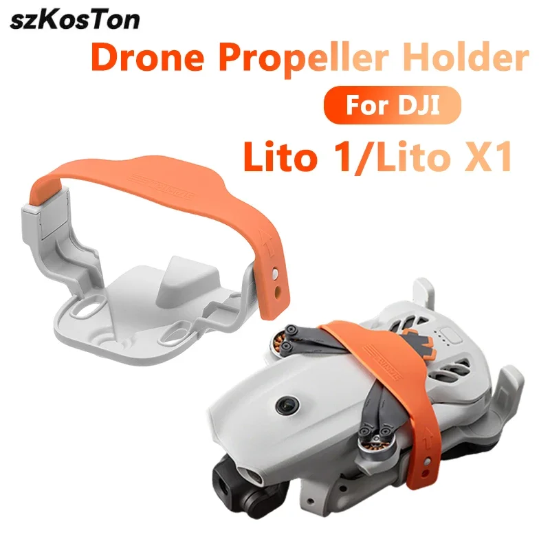 Drone Dji Rc N1 - ตัวยึดใบพัดสำหรับ Lito 1/Lito X1 อุปกรณ์ป้องกันใบพัดแบบยึดติด สายรัดยึดใบพัด