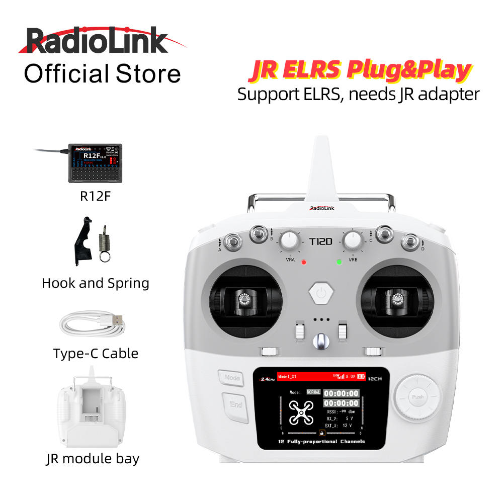 Drone Rc Car - โมดูล RadioLink T12D JR 12CH 2.4GHz