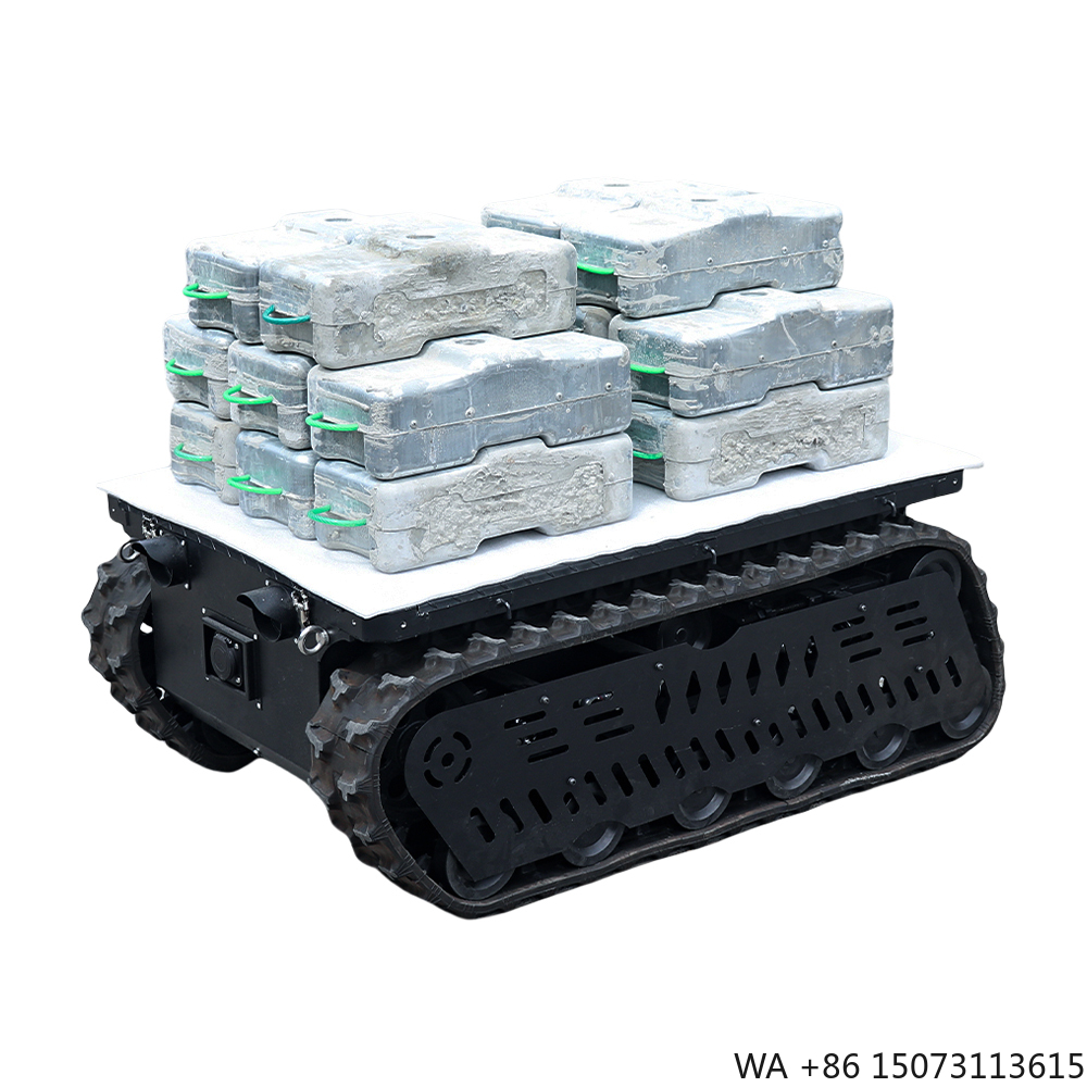Brushless Motor - แชสซีหุ่นยนต์ตีนตะขาบ RC รับน้ำหนัก 300-600 กก. พร้อมรางยางสำหรับปีนบันได