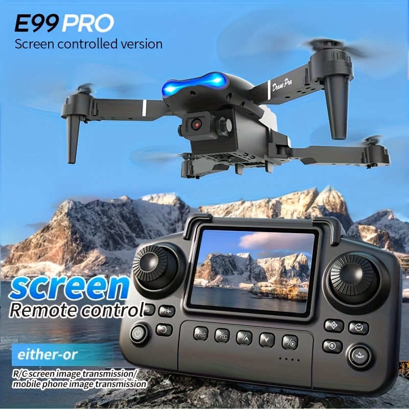 Rc Drone Uav - โดรนพับได้รุ่น E99 PRO MAX พร้อมกล้อง HD