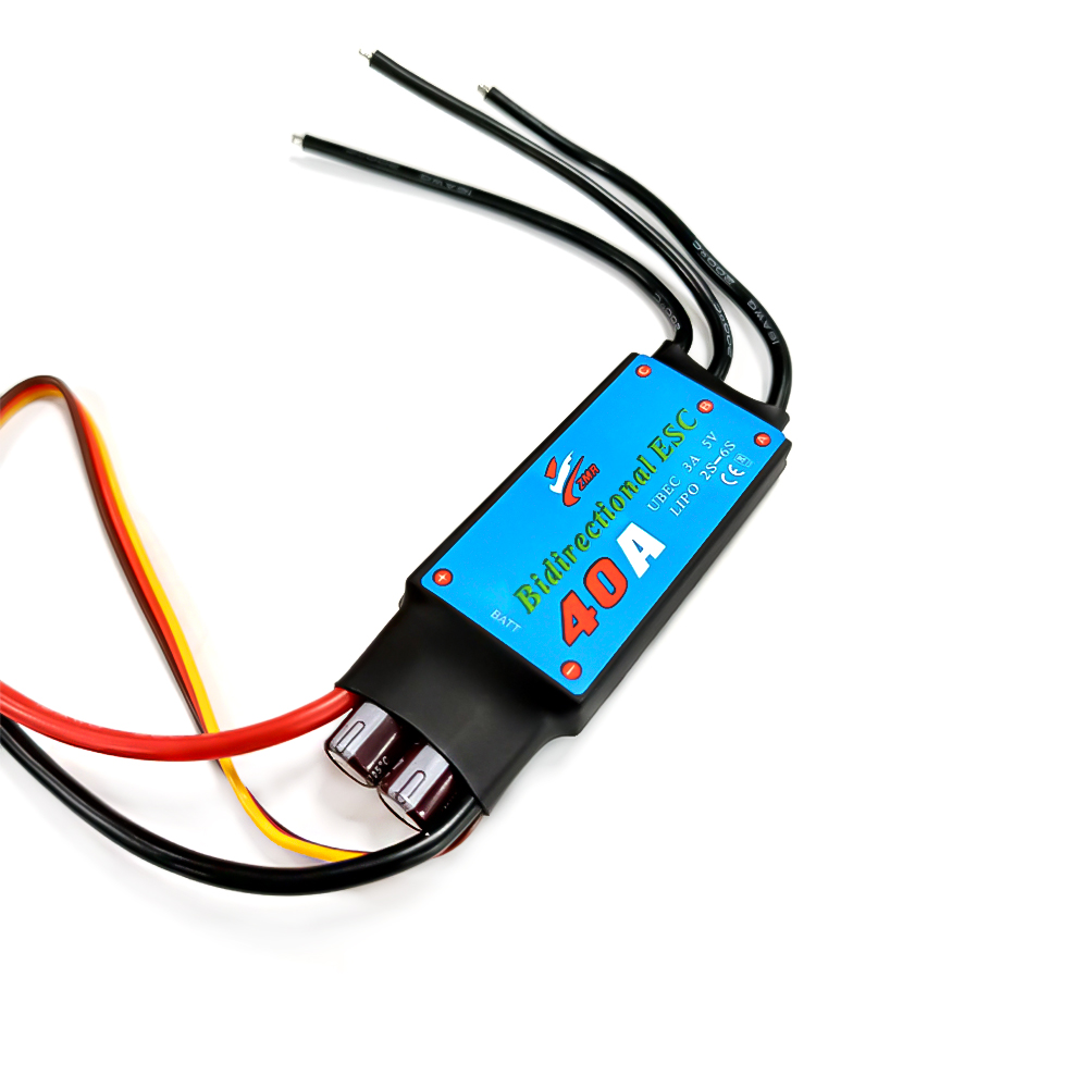 Rc Boat Brushless Motor - ZMR 12A-80A ตัวควบคุมความเร็วแบบไร้แปรงถ่านสองทิศทางสำหรับเรือบังคับวิทยุ พร้อมใบพัดใต้น้ำแบบกันน้ำและระบบควบคุมความเร็วแบบนิวเมติก