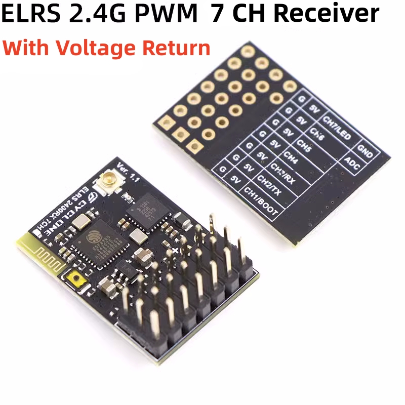 Drone Rc Car - Elrs 2.4G PWM ตัวรับสัญญาณ7CH 6CH crsf
