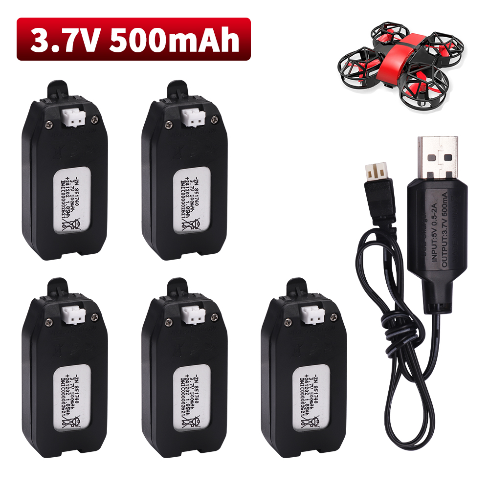 Rc Drone Uav - 3.7V 500mAh แบตเตอรี่ลิเธียมสําหรับ NH330 RH821 เครื่องบินสี่แกน