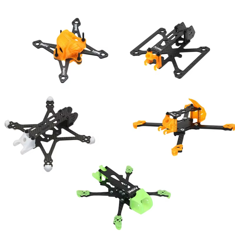 3D Printed Drone Part - ยูแองเจิล แองเจิล 1.6/2/2.5/3/3.5 นิ้วชุดโครงโดรนคาร์บอนไฟเบอร์พร้อมอุปกรณ์เสริมที่พิมพ์ด้วย 3D สำหรับเครื่องบิน