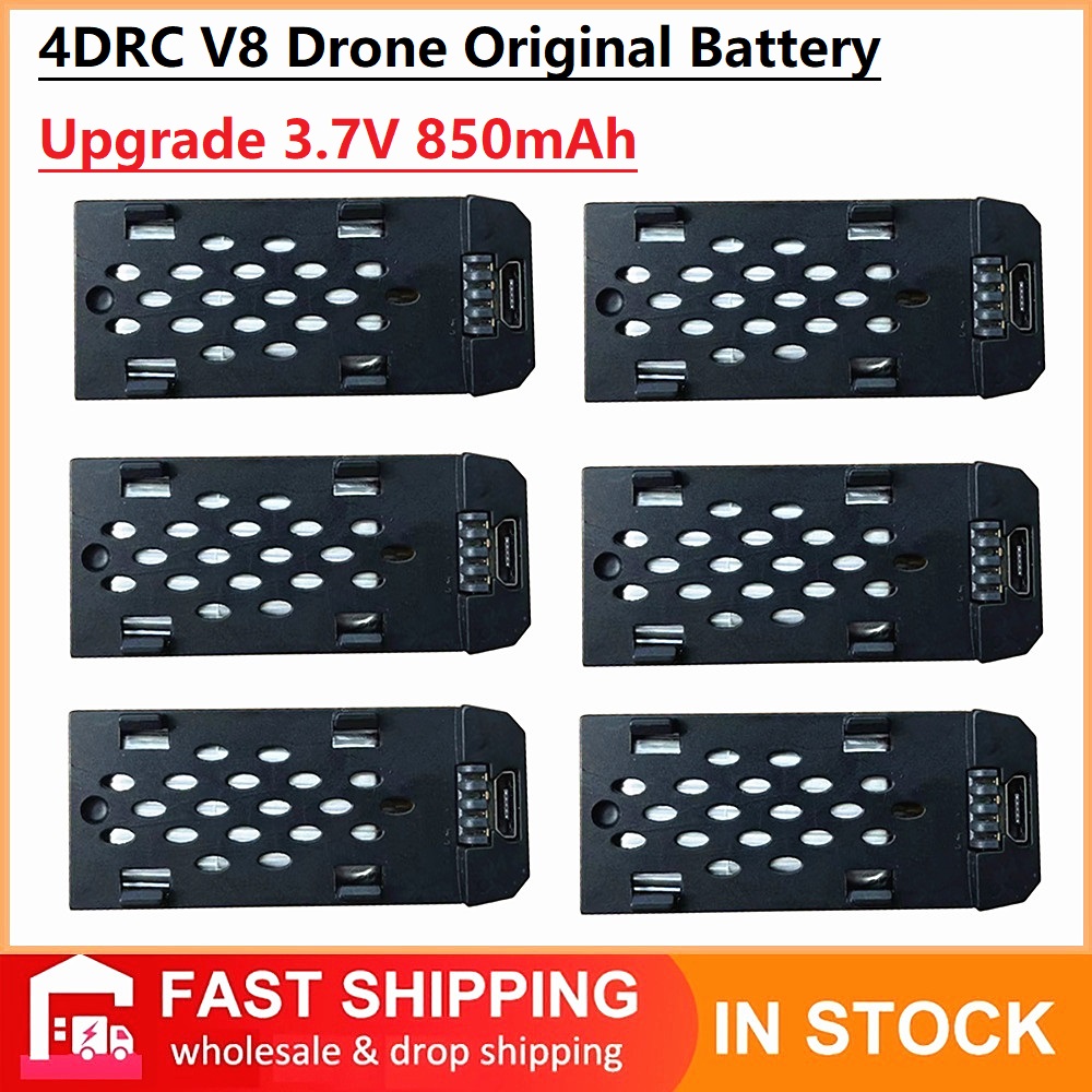 Rc Drone Uav - 4DRC V8 Drone แบตเตอรี่เดิม 3.7V 850MAh