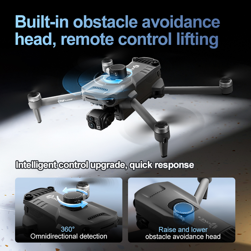 โดรนควอดคอปเตอร์ 8K 3 แกนกันสั - Drone Rc Gps บทวิจารณ์และราคา