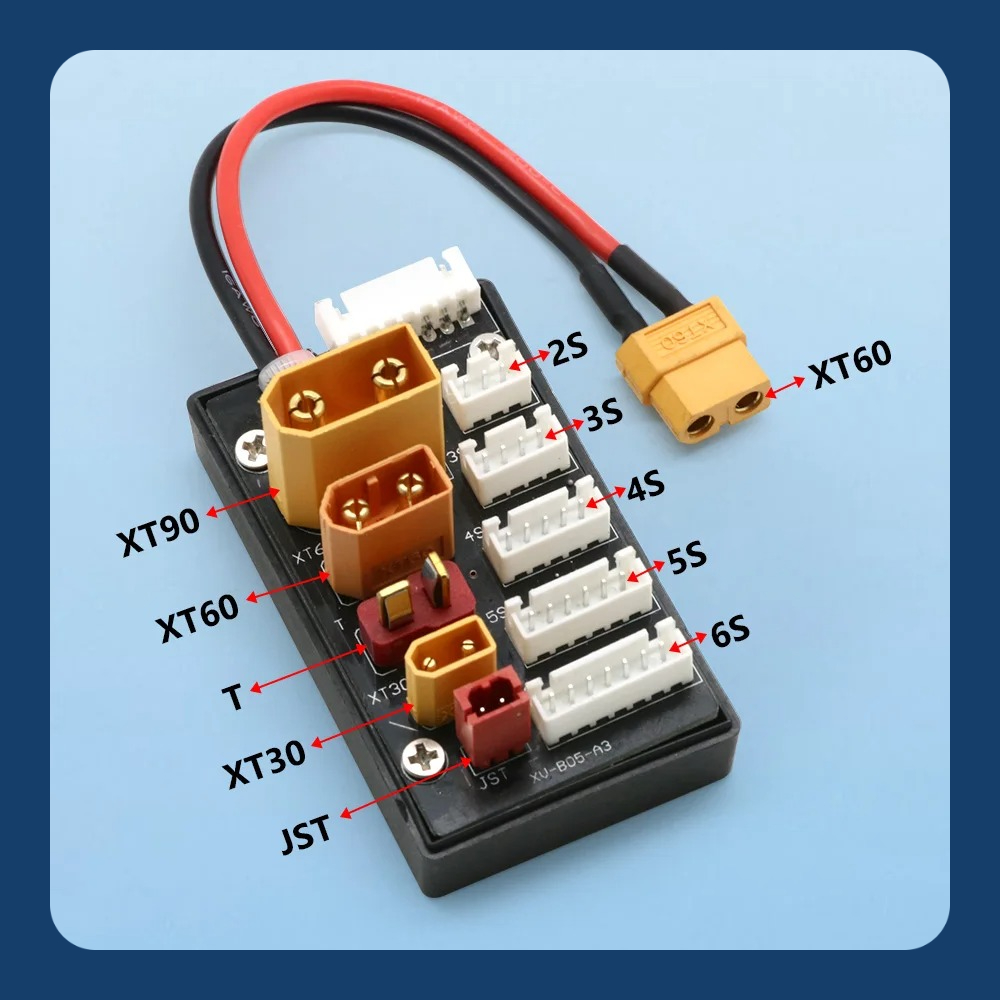 บอร์ดชาร์จแบตเตอรี่ลิโพ 2-6S แ - Lipo Parallel Charging Board บทวิจารณ์และราคา