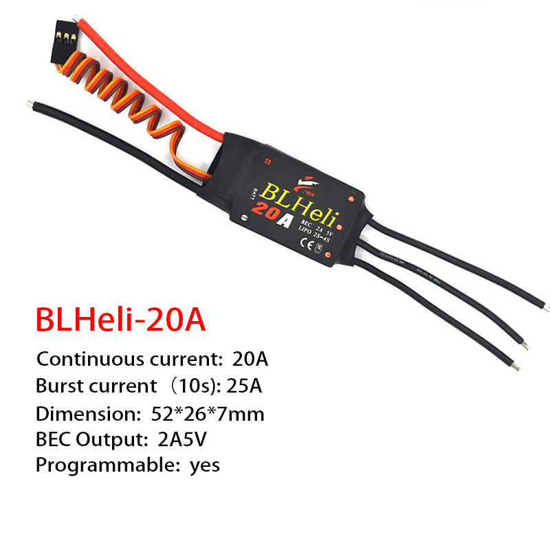 1-3 ชิ้น Brushless ESC BLHeli  - Drone Rc Aircraft บทวิจารณ์และราคา