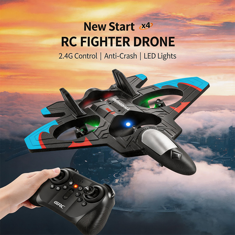 4DRC V32 เครื่องบินโฟมบังคับวิ - Drone Rc Fighter Jet บทวิจารณ์และราคา