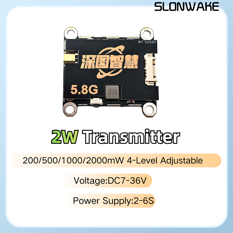 SLONWAKE 5.8G 56CH 2W เครื่องส - Quadcopter Frame บทวิจารณ์และราคา