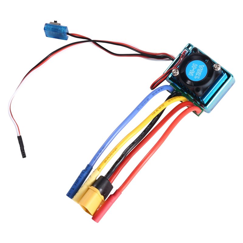 WOWFU-120A ตัวควบคุมความเร็ว E - Rc Boat Brushless Motor บทวิจารณ์และราคา