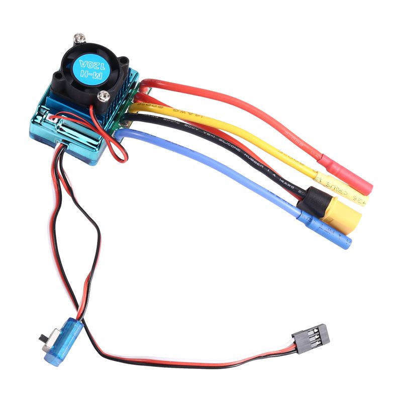 WOWFU-120A ตัวควบคุมความเร็ว E - Rc Boat Brushless Motor บทวิจารณ์และราคา