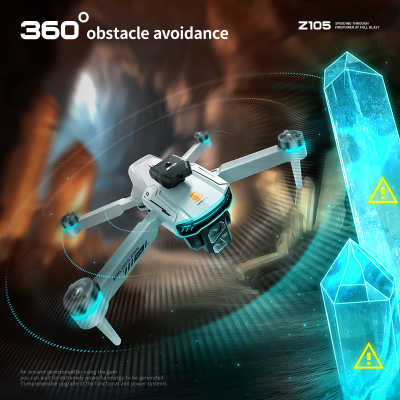 โดรนบังคับวิทยุแบบพับได้ Z105  - Drone Rc Gps บทวิจารณ์และราคา