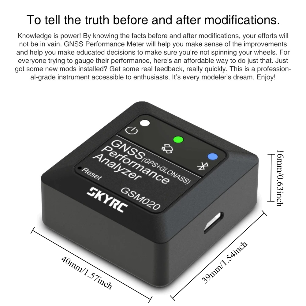 SKYRC GSM020 เครื่องวิเคราะห์ป - Drone Rc Gps บทวิจารณ์และราคา