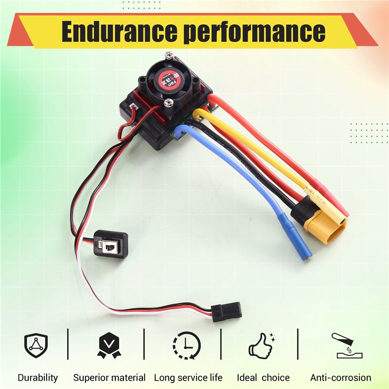 AINY-60A ตัวควบคุมความเร็ว ESC - Rc Boat Brushless Motor บทวิจารณ์และราคา
