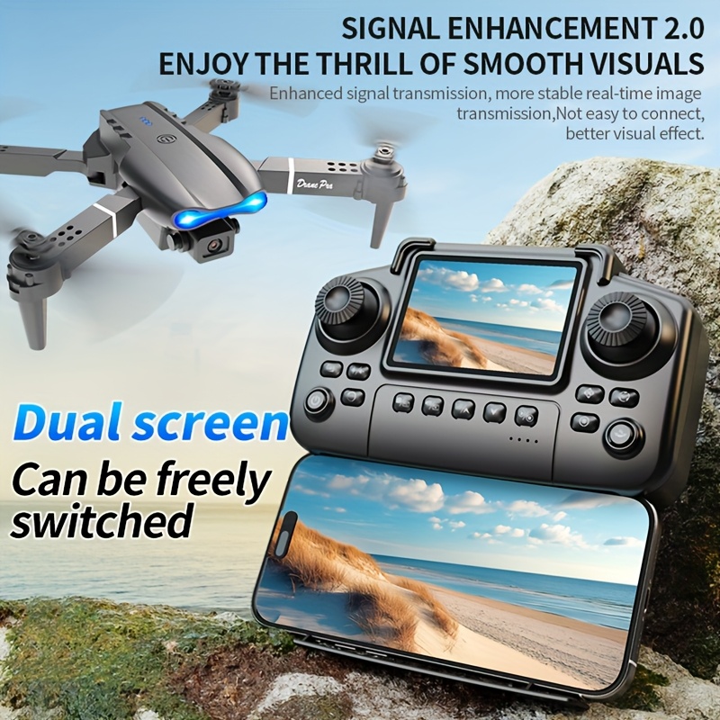 โดรนพับได้รุ่น E99 PRO MAX พร้ - Rc Drone Uav บทวิจารณ์และราคา