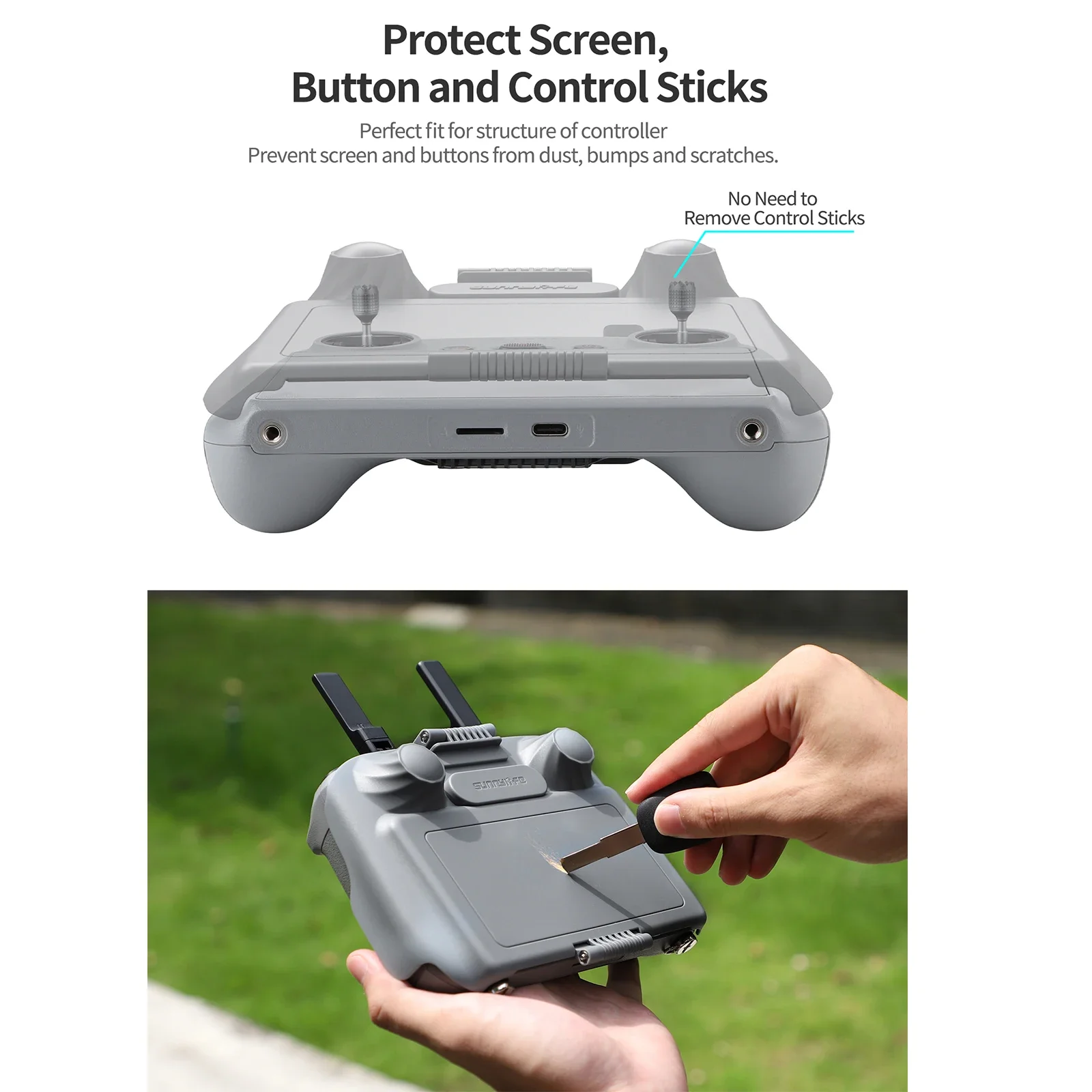 ฝาครอบป้องกันหน้าจอสำหรับ DJI  - Drone Dji Rc Mini 3 Pro บทวิจารณ์และราคา