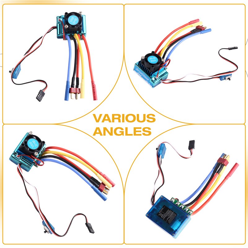 MACH-60A ตัวควบคุมความเร็ว ESC - Rc Boat Brushless Motor บทวิจารณ์และราคา