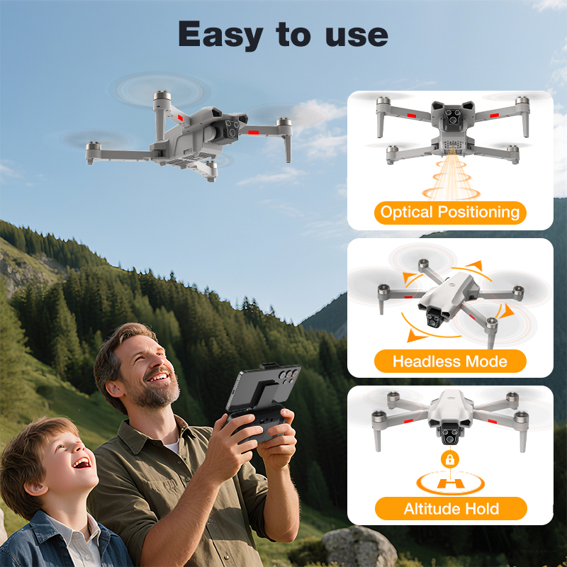โดรนรุ่นใหม่ L017 Pro Brushles - Drone Rc Gps บทวิจารณ์และราคา